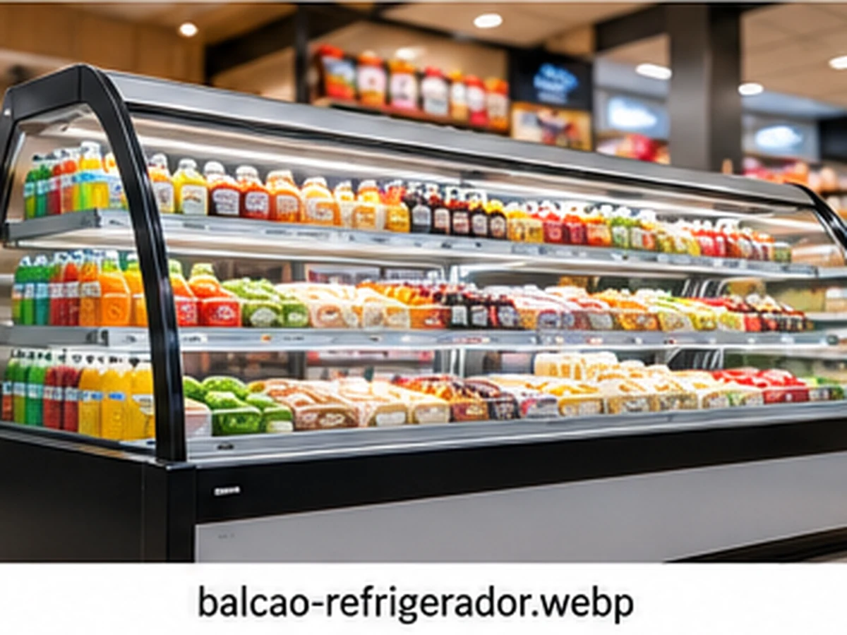 Balcões e ilhas frigoríficas